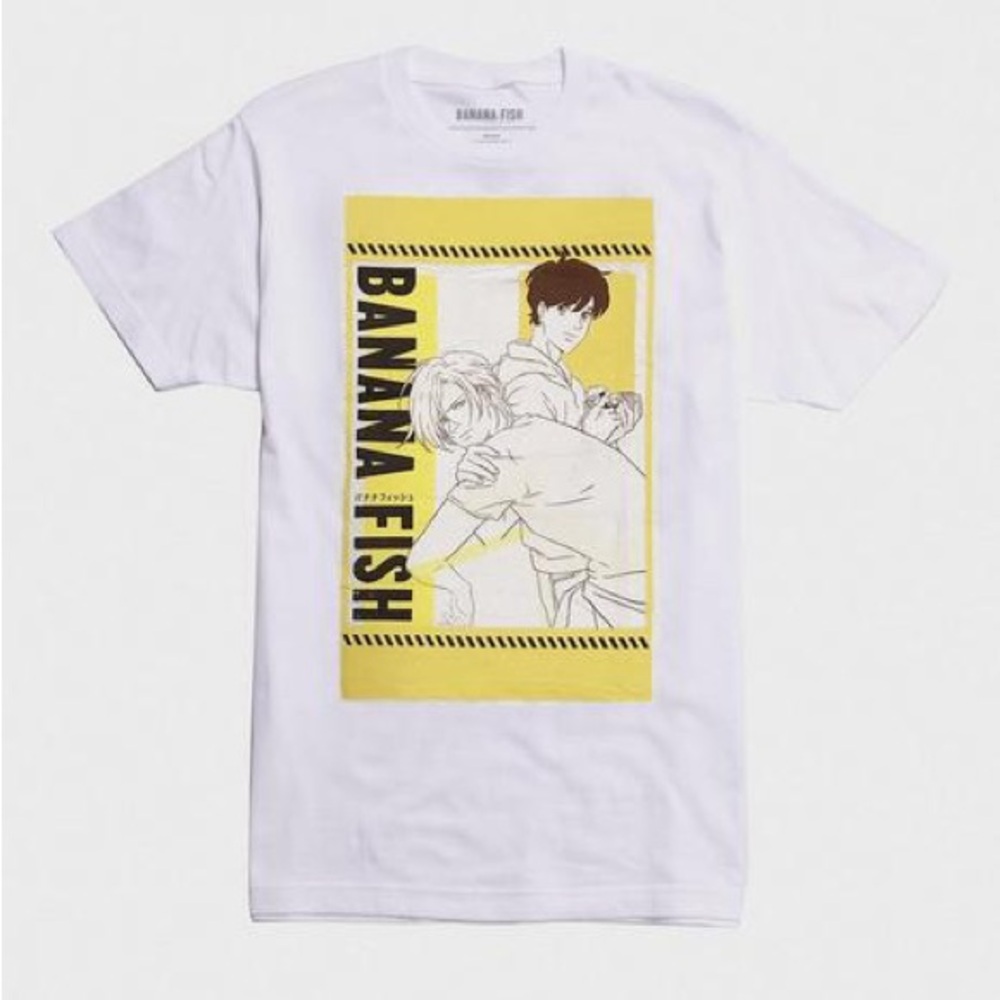 Hot Topic white banana fish anime t-shirt x-large